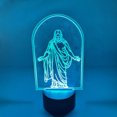 Christus LED Light Acrylic Statue