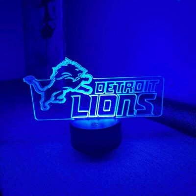 LED Light for a lions fan.