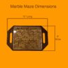 Marble Maze dimensions