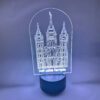 Salt Lake City Temple LED light Acrylic
