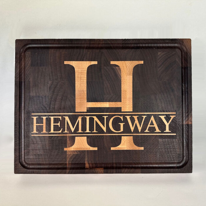 custom design inlay cutting board