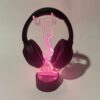 LED Light Twisted Headphone Stand