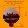Las Vegas Skyline Record LED Light