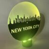 New York City Skyline Record LED Light